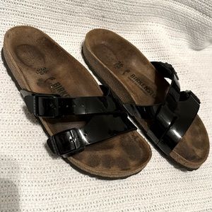 Authentic Birkenstock Patent Leather Yao Sandals